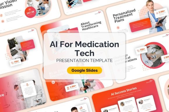 AI for Medication Tech: A Modern Google Slides Template