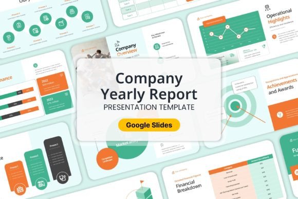 Company Yearly Report - Google Slides: A Professional Creative Template