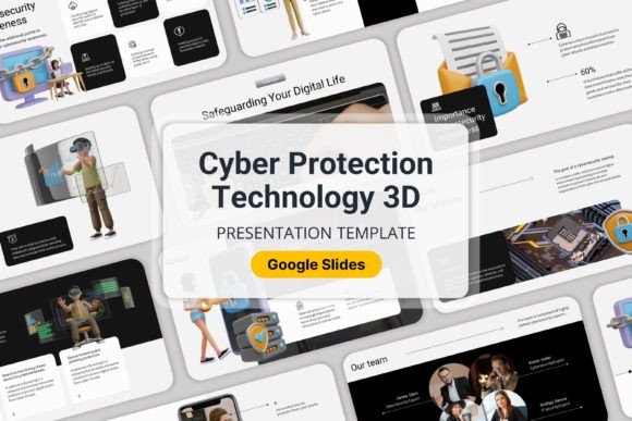 Cyber Protection Technology 3D GSlide: Your Next-Level Presentation Asset