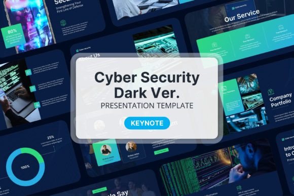 Cyber Security Dark Ver. - Keynote: Your Brand's Digital Shield