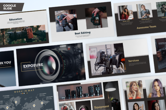 Exposure - Photography Google Slides: A Modern Presentation Template