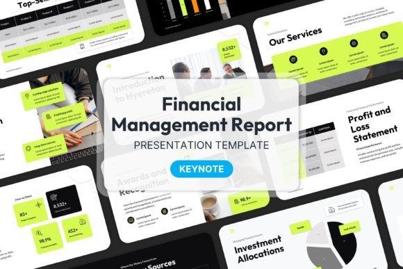 Financial Management Report: A Keynote Template for Business