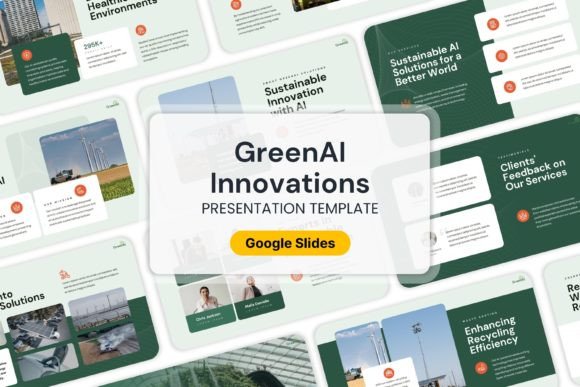 GreenAI Innovations - Google Slides: Your Blueprint for a Polished Pitch