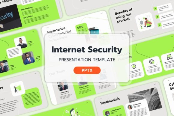 Internet Security - Powerpoint Template: A Designer's Deep Dive