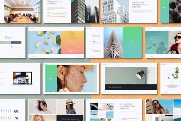 Linked Minimal & Simple Google Slides: A Designer's Template for Clear Communication