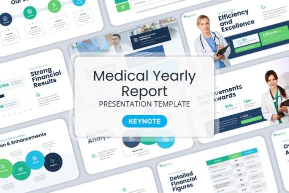 Medical Yearly Report: Professional Keynote Template