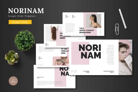 Norinam - Google Slide Template: A Versatile Design Asset
