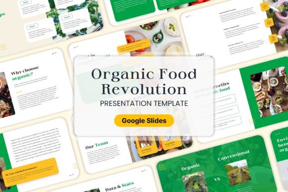 Organic Food Revolution: A Google Slides Template for Authentic Brands
