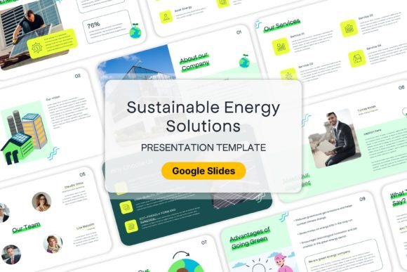 Sustainable Energy Solutions: A Google Slides Template for Modern Brands